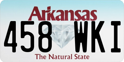 AR license plate 458WKI
