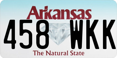 AR license plate 458WKK