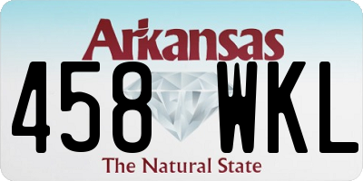 AR license plate 458WKL