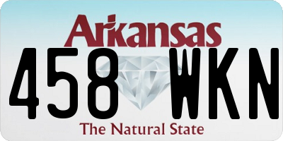 AR license plate 458WKN