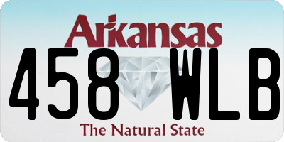AR license plate 458WLB
