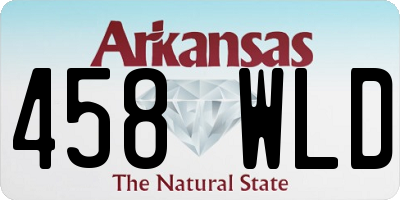 AR license plate 458WLD