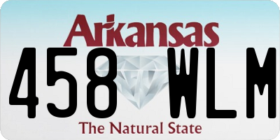 AR license plate 458WLM