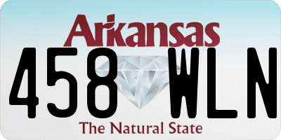 AR license plate 458WLN