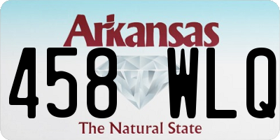 AR license plate 458WLQ