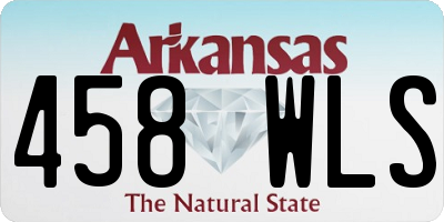AR license plate 458WLS