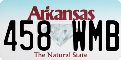 AR license plate 458WMB