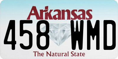 AR license plate 458WMD