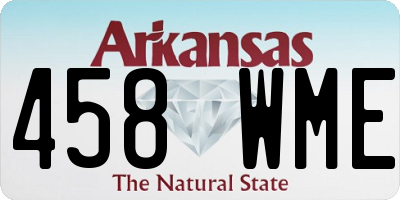 AR license plate 458WME