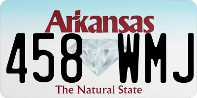 AR license plate 458WMJ