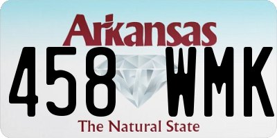 AR license plate 458WMK