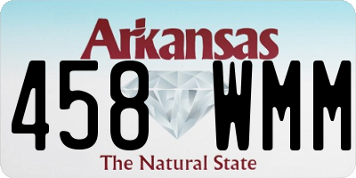 AR license plate 458WMM