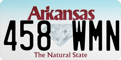 AR license plate 458WMN