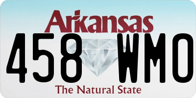 AR license plate 458WMO