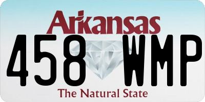 AR license plate 458WMP