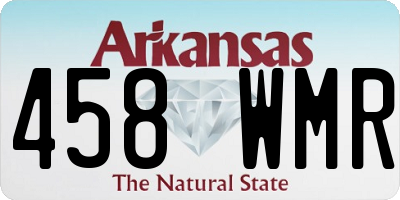 AR license plate 458WMR