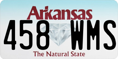 AR license plate 458WMS