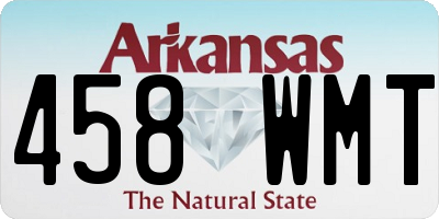 AR license plate 458WMT