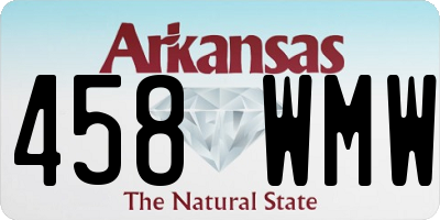 AR license plate 458WMW