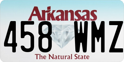 AR license plate 458WMZ
