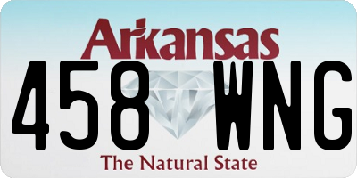 AR license plate 458WNG