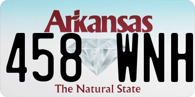 AR license plate 458WNH