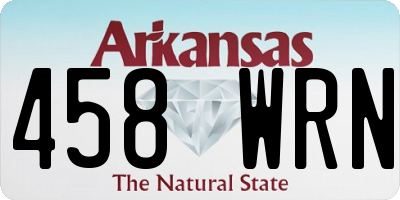 AR license plate 458WRN