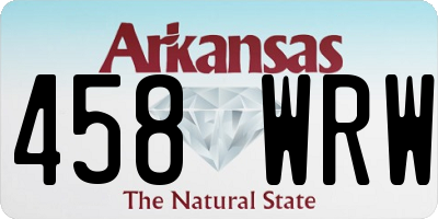 AR license plate 458WRW