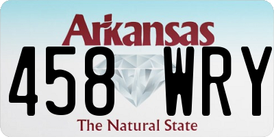 AR license plate 458WRY