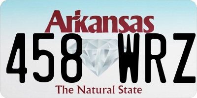 AR license plate 458WRZ
