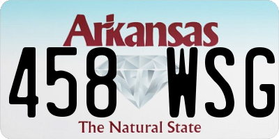 AR license plate 458WSG