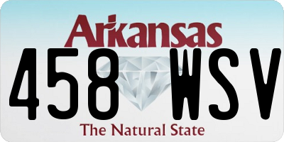 AR license plate 458WSV
