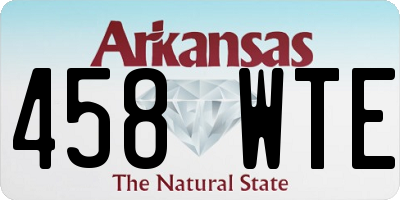 AR license plate 458WTE