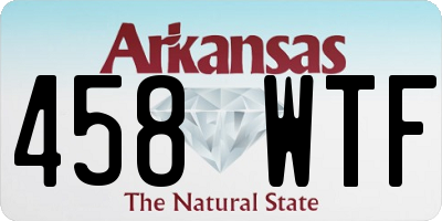 AR license plate 458WTF