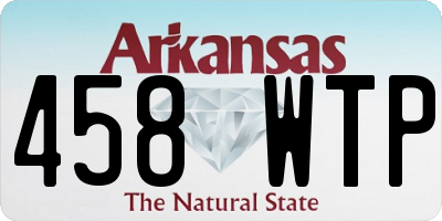 AR license plate 458WTP