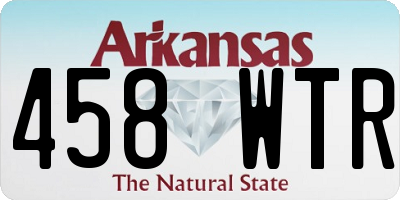 AR license plate 458WTR