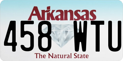 AR license plate 458WTU
