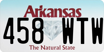 AR license plate 458WTW