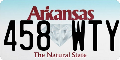 AR license plate 458WTY