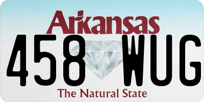 AR license plate 458WUG