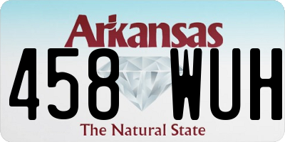 AR license plate 458WUH