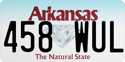 AR license plate 458WUL