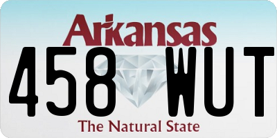 AR license plate 458WUT