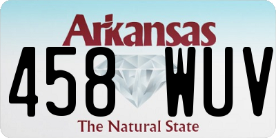AR license plate 458WUV