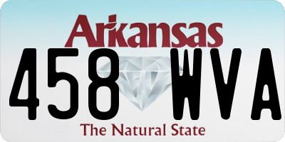 AR license plate 458WVA