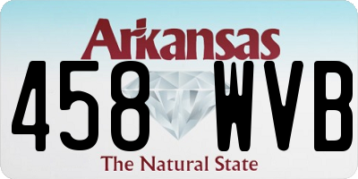 AR license plate 458WVB