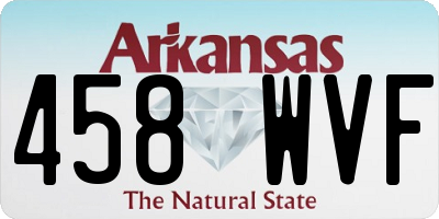 AR license plate 458WVF