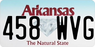 AR license plate 458WVG