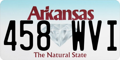 AR license plate 458WVI