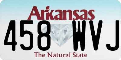 AR license plate 458WVJ